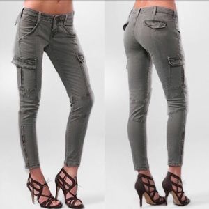 J Brand Houlihan Vintage Olive Skinny Cargo Pants